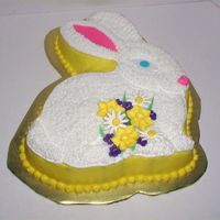 Easter Bunny Our bunny cake for Easter.