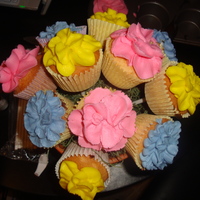 Flower Pot Cupcakes top of my flower pot cupcake gift!