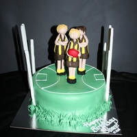 Afl Hawthorn Birthday Cake 