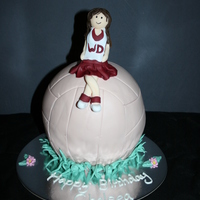 Netballer And Netball Cake 