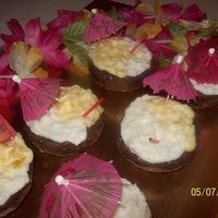 If You Like Pina Coladas...drink Cupcakes! Used mini ball cupcake pan to make these beauties! I was so pleased with them. I made them to be toppers for my Pina Colada cake. Used an...