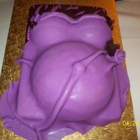 Baby Belly Shower Cake Well this is my 2nd attempt at a belly cake. I was real pleased despite having some flaws I had to deal with and of course I think I...