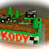 Monster Truck Cake 
