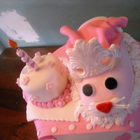 Zhu Zhu Pets Cake Inspired by the many cute zhu zhu cakes on CC, esp smbegg and SusanReis. Thanks for the cute ideas....Jilly is made from cake ball mixture...