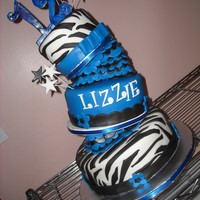 My 1St Caddy Wompas My very first caddy wompas cake...I used styrofoam wedges, wrapped in plastic wrap and covered with fondant. Each had bubble tea straws...