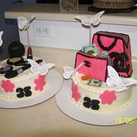 Pretty In Pink all edible except for the butterflies