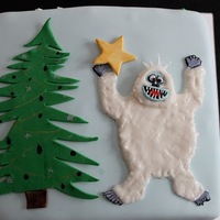 Abominable Snowman Cake 