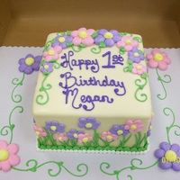 2Nd Birthday Cake White cake, raspberry filling, white chocolate ganache