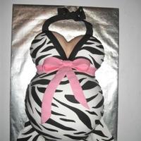 Belly Cake My second belly cake, but the first one with a cleavage!I had so much fun doing this. It was for a baby shower, but the pregnant woman is...