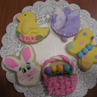Easter Cookies Sugar cookie with fondant
