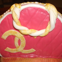 Channel Purse Cake my first purse cake