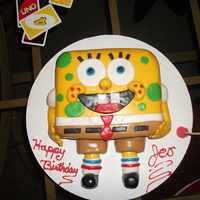 Spongebob This is my first fondant cake.