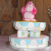 It's A Girl This was my first baby shower cake with inspriation from other cakes I viewed with some different twist. Just starting out on cakes the...