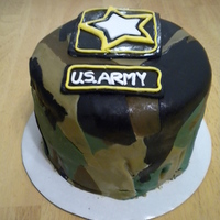 All That You Can Be Fondant, not my best blending job, i think the fondant had gotten to dry.