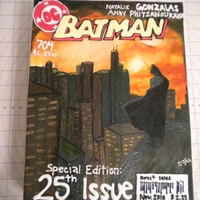 Batman Special 25Th Edition Made for coworkers spouse. He loves all things Batman especially comic books. I couldn't have done this cake without my hubbys help....