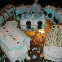 Baby Shower 2.27.2010 Baby Shower for my 5th grandson. Choo-choo train, baby bottle and a one- z vanilla cake and BC frosting.