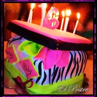 Zebra Box Choco Cake 
