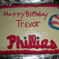 Fist Timer These are my first time cakes. (Actually, the Phillies cake was before my first class) I start round two in January and I can't wait...