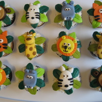 Madagasgar Themed Cupcakes 