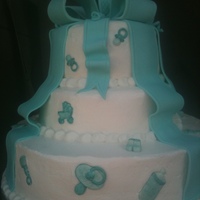 Baby Shower Aqua Blue 