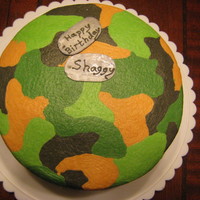 Camo Cake I did this cake using jammjenks method for buttercream camo. I asked my brother what kind of cake he wanted and all he asked for was...