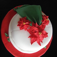 Christmas Cake Cinnamon bun cake with cinnamon buttercream.