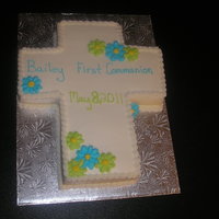Cross Cake 1st Communion cross cake