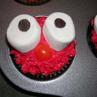 Elmo Cupcakes 