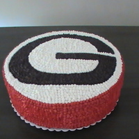 Uga Cake Chocolate Cake with buttercream icing