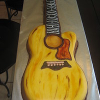 Acoustic Guitar This guitar was done for a baby shower for a friend of mine who wanted to have something special done for her husband during a time when...