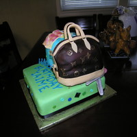 Purse Cake This was a birthday cake for a young fashion designer graduate who loves designer purses. My first attempt at a purse.