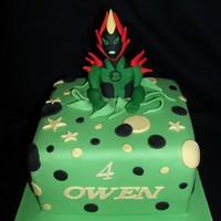 Ben 10 Swampfire Cake 