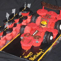 Race Car Cupcakes This was for a child's birthday. The design was from the book, "What's New Cupcake". I don't usually like to make...