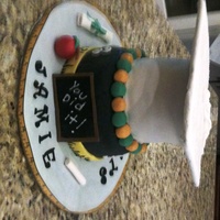 Teacher Graduation Made this cake for a friend. She was graduating college and wants to be a teacher. Bottom layer is WASC with buttercream filling. Top layer...