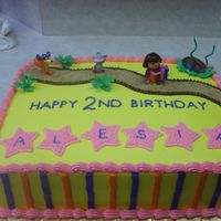 Dora The Explorer Made for friends little girl..It was a hit...Thanks for the ideas here.