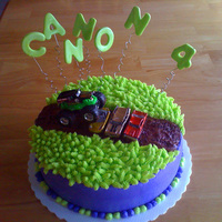 Monster Truck Birthday Cake 
