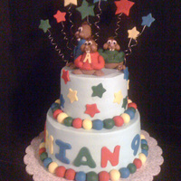 Alvin And Chipmunks Birthday Cake 