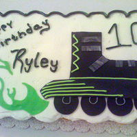 Roller Blade Cupcake Cake 