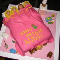 Slumber Party Cake A cake I made for a 7-year-old's slumber birthday party. I got the inspiration from fellow CC users! Thanks for the ideas and help! It...