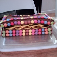 Treasure Chest Cake For my oldest son's 4th birthday. He had a pirate party and I made a chocolate treasure chest cake. I used the chocolate MMF and it&#...