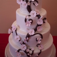 Cherry Blossom Cake my first cherry blossom cake hope you like!!