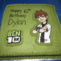 Ben 10 Birthday Cake This was for my nephew's birthday. He is a huge Ben 10 fan. It's a chocolate cake with chocolate mousse filling and buttercream...
