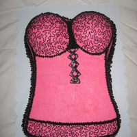 Pink Corset Cake 