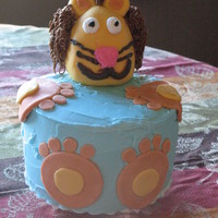 Lion The lion matched the invitation of a first birthday for a friends son.