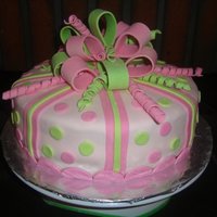 Girls Birthday This was for an 11 year old girls birthday party who requested hot pink and lime green.