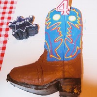 Cowboy Boot Cake 