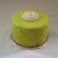 Pink & Green Cake 
