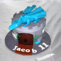 Dragon Castle Cake 