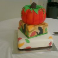 Halloween Wedding Cake 