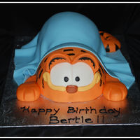 Garfield Birthday cake made for a woman that loves Garfield!